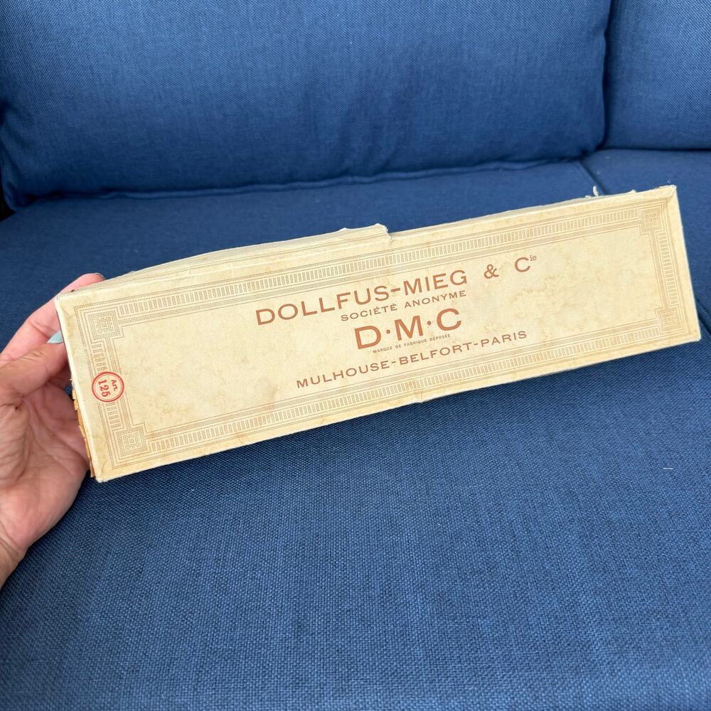 DMC Floche No 14 Color 644 Cotton Thread Skein in Box Antique Bundle of 21 READ